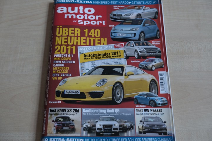 Deckblatt Auto Motor und Sport (25/2010)